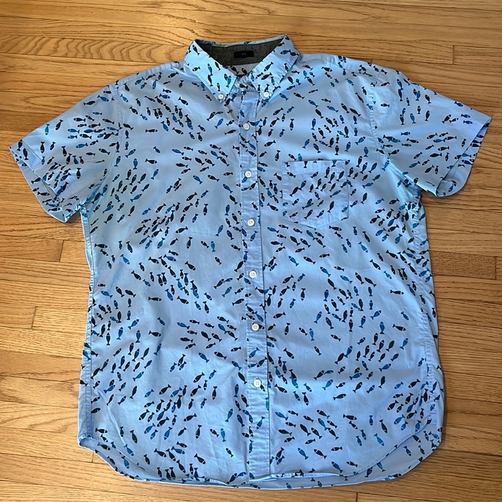 J Crew Fish Shirt